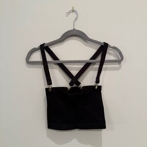 Free People Black Strappy Women's Top